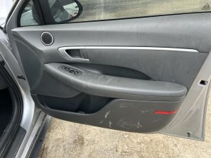 2020-2023 Hyundai Sonata Black Door Interior Trim Panel with Power Windows and Locks - Front, Right (Passenger) (Used OEM)