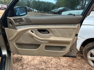2001-2003 BMW 525i Tan Door Interior Trim Panel - Front, Right (Passenger) (Used OEM)