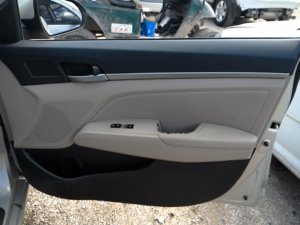 2017-2018 Hyundai Elantra Tan Door Interior Trim Panel with Power Windows and Locks - Front (Used OEM)