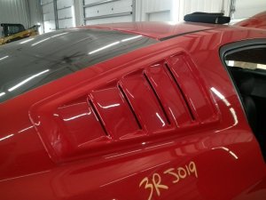 2010-2014 Ford Mustang Quarter Window Louver - Right (Passenger) (Used OEM)