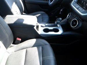 2020-2025 Chevrolet Blazer Black Floor Console Panel with Leather Armrest (Used OEM)