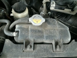 2011-2013 INFINITI QX56 Tan Engine Coolant Reservoir Assembly (Used OEM)