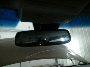 2013 INFINITI G37 Tan Automatic Dimming Interior Rear View Mirror (Used OEM)