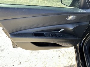 2021-2023 Hyundai Elantra Black Door Interior Trim Panel with Bose Audio - Front, Left (Driver) (Used OEM)