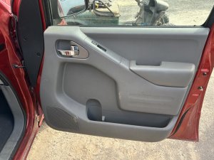 2005-2015 Nissan Xterra Gray Door Interior Trim Panel - Front, Right (Passenger) (Used OEM)