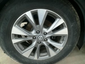 2015-2018 Nissan Murano 18x7.5 5-V Spoke Machined Alloy Wheel (Used OEM)