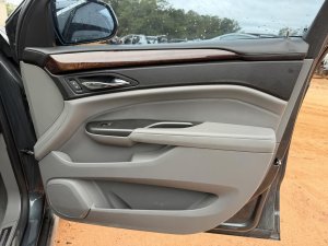 2010-2016 Cadillac SRX Gray Door Interior Trim Panel - Front, Right (Passenger) (Used OEM)
