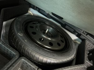 2015-2022 Ford Edge 17x4 Steel Compact Spare Wheel with Tire (Used OEM)