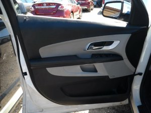 2010-2017 GMC Terrain Gray Door Interior Trim Panel with Power Windows and Locks - Front, Left (Driver) (Used OEM)