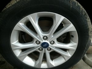 2017-2019 Ford Escape 17x7.5 10-Spoke Silver Painted Alloy Wheel (Used OEM)