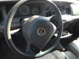 2003-2004 Mercury Marauder Tan Steering Wheel Air Bag (Used OEM)