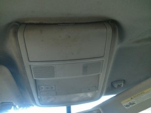 2013-2015 Volkswagen Passat Tan Floor Console Panel with Sunroof Cutout (Used OEM)