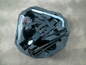 1996-2003 Audi A3 Scissor Jack and Tool Kit with Holder (Used OEM)