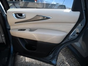 2014-2020 INFINITI QX60 Brown Door Interior Trim Panel with Power Windows and Locks - Rear, Left (Driver) (Used OEM)