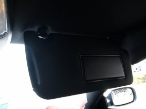 2015-2023 Dodge Charger Black Illuminated Sun Visor - Right (Passenger) (Used OEM)