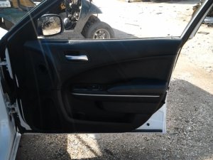 2015-2023 Chrysler 300 Black Door Interior Trim Panel with Power Windows and Locks - Front, Right (Passenger) (Used OEM)