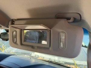 2015-2020 GMC Yukon XL Black Sun Visor with Illuminated Vanity Mirror - Left (Driver) (Used OEM)