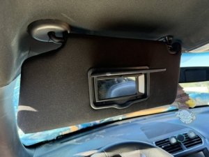 2016-2019 Ford Explorer Black Non-Illuminated Sun Visor - Left (Driver) (Used OEM)