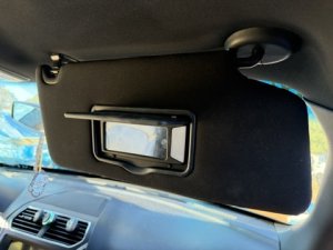 2016-2019 Ford Explorer Black Sun Visor without Sunroof without Illumination - Right (Passenger) (Used OEM)
