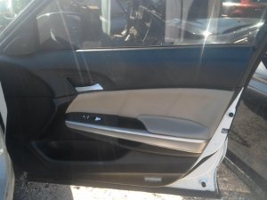 2013-2015 Honda Crosstour Tan Door Interior Trim Panel with Power Windows and Locks - Front, Right (Passenger) (Used OEM)