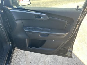 2007-2012 GMC Acadia Black Door Interior Trim Panel - Front, Right (Passenger) (Used OEM)