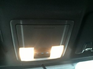 2010-2014 Lincoln Mark LT Black Overhead Console Panel (Used OEM)