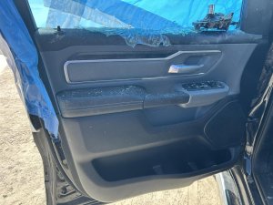 2019-2024 Ram 1500 Black Door Interior Trim Panel - Front, Left (Driver) (Used OEM)