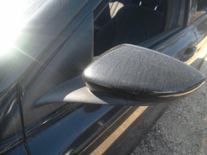 2015-2017 Chrysler 200 Black Power Door/Side View Mirror - Left (Driver) (Used OEM)