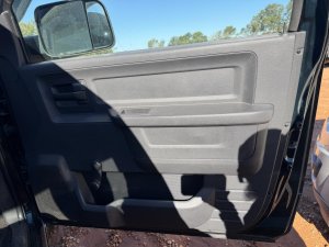 2009-2012 Ram 1500 Black Door Interior Trim Panel with Manual Windows - Front, Right (Passenger) (Used OEM)