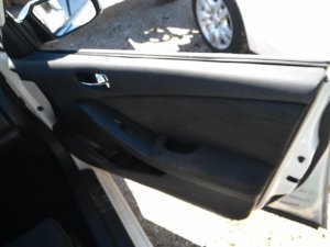 2007-2012 Nissan Altima Black Door Interior Trim Panel - Front, Right (Passenger) (Used OEM)