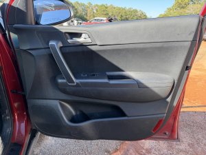 OEM Black Door Interior Trim Panel with Power Windows and Locks for 2017-2022 Kia - Front, Right (Passenger) (OEM)