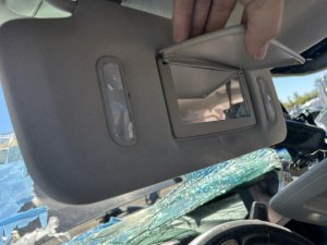 2015-2020 GMC Yukon XL Sun Visor with Illuminated Vanity Mirror - Left (Driver) (Used OEM)