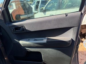 2008-2011 Mazda Tribute Black Door Interior Trim Panel - Front, Right (Passenger) (Used OEM)