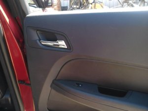 2010-2017 GMC Terrain Tan Chrome Interior Door Handle - Rear, Right (Passenger) (Used OEM)