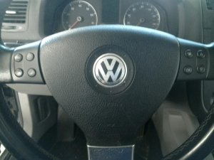 2008-2009 Volkswagen Jetta Black Steering Wheel Air Bag (Used OEM)