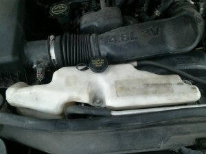 2007-2010 Ford Explorer Sport Trac Engine Coolant Reservoir (Used OEM)