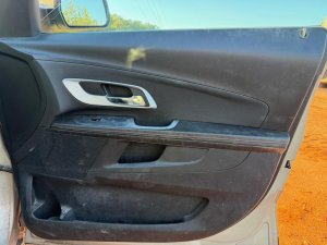 2010-2017 GMC Terrain Black Door Interior Trim Panel with Power Windows and Locks - Front, Right (Passenger) (Used OEM)