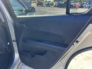 2010-2017 GMC Terrain Black Door Interior Trim Panel with Power Windows and Locks - Rear, Right (Passenger) (Used OEM)