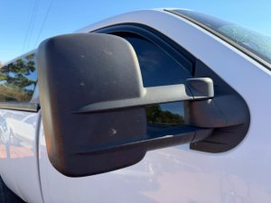 2007-2014 GMC Sierra 2500 HD Black Power Door/Side View Mirror - Right (Passenger) (Used OEM)