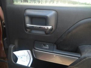 2014-2018 Chevrolet Silverado 1500 Black Interior Door Handle - Rear, Right (Passenger) (Used OEM)
