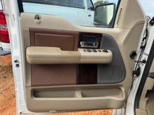 2006-2008 Lincoln Mark LT Tan Power Window and Lock Door Interior Trim Panel - Front, Left (Driver) (Used OEM)
