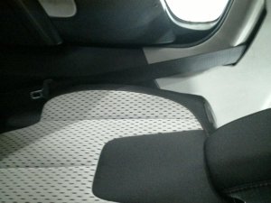 2010-2017 GMC Terrain Black Seat Belt Assembly - Rear, Left (Driver) (Used OEM)