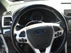 2011-2012 Ford Explorer Gray Manual Tilt and Telescopic Steering Column (Used OEM)