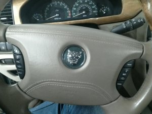 2003 Jaguar S-Type Gray Steering Wheel Air Bag (Used OEM)