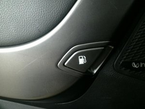 2013-2018 Hyundai Santa Fe Sport Fuel Door Release Switch - Left (Driver) (Used OEM)