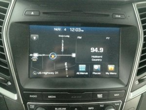 2017-2018 Hyundai Santa Fe Sport Radio Receiver Assembly (Used OEM)