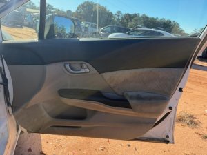 2013-2015 Honda Civic Tan Door Interior Trim Panel - Front, Right (Passenger) (Used OEM)