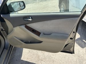 2007-2010 Nissan Altima Tan Door Interior Trim Panel - Front, Right (Passenger) (Used OEM)
