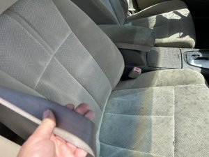 2007-2010 Nissan Altima Tan Seat Belt Assembly - Front, Right (Passenger) (Used OEM)