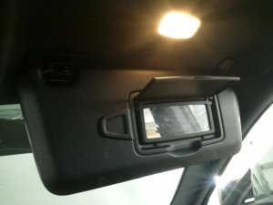 2015-2020 Mercedes-Benz GLA250 Black Sun Visor with Mirror - Right (Passenger) (Used OEM)
